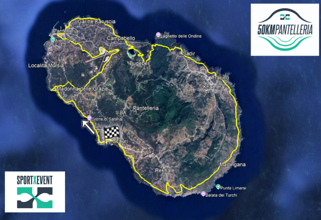 PERCORSO 50 KM DI PANTELERIA 2026